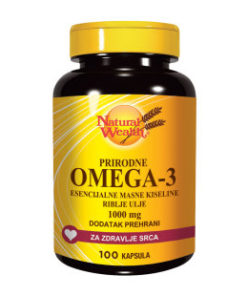 NATURAL WEALTH OMEGA-3 1000mg kapsule a 100, Dodatak prehrani s esencijalnim masnim kiselinama