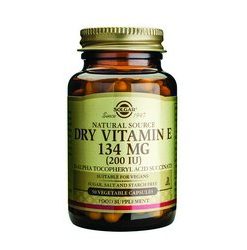 SOLGAR DRY VITAMIN E kapsule a 50, Dodatak prehrani za nadopunu vitamina E