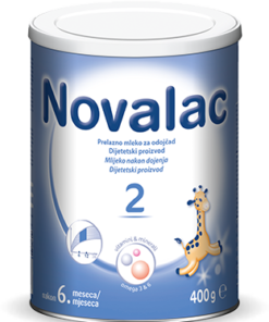NOVALAC 2 400g, Prelazna mliječna hrana za dojenčad 6-12 mjeseci