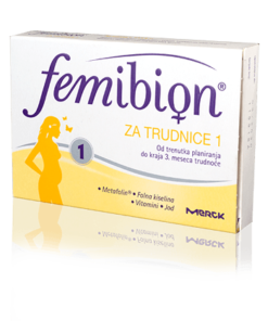FEMIBION ZA TRUDNICE 1 tablete a 30, Dodatak prehrani od trenutka planiranja do kraja 3. mjeseca trudnoće