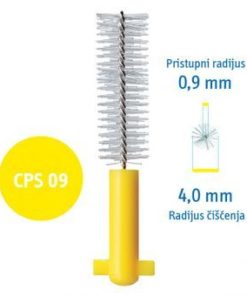 Alternative view of CURAPROX CPS "prime" međuzubne četkice 09 a 5, Za čišćenje vrlo uskih međuzubnih prostora