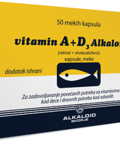 ALKALOID VITAMIN A + D3 kapsule a 50, Dodatak prehrani s vitaminima A i D