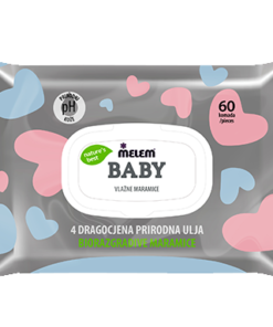 MELEM BABY vlažne maramice 60 kom, Najbolje od prirode za vašu bebu