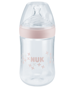 NUK Nature Sense Baby PP bočica 260ml roza