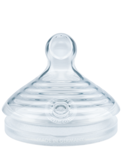 NUK Nature Sense sisač 2 kom. za djecu od 6-18 mjeseci, Veličina S (male rupice, za rijetke tekućine i majčino mlijeko)