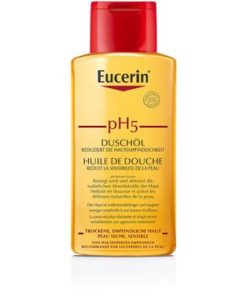 EUCERIN pH5 ulje za tuširanje 200ml, Bogato i obnavljajuće dnevno sredstvo za čišćenje tijela koje štiti prirodne mehanizme zaštite kože
