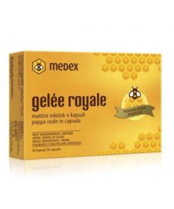 Medex Matična mliječ kapsule a 30, Jača imunološki sistem, povećava psihofizičku snagu