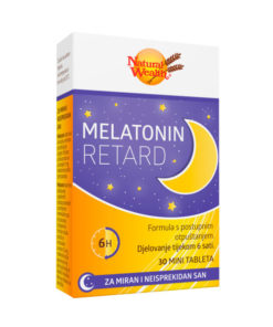 NATURAL WEALTH Melatonin retard, 30 tableta - Za miran san