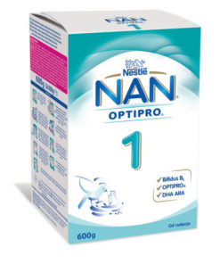 NAN 1, početna mliječna hrana za dojenčad s dodatkom kulture Bifidobacterium Lactis, 600g