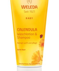 WELEDA Šampon i losion neven 200ml, Nježno tuširanje i kupanje za prirodno čistu bebu