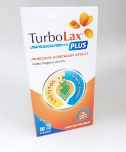 TURBOLAX PLUS a10 vrećica, Dodatak prehrani visoko obogaćen vlaknima za povećanje učestalosti stolice