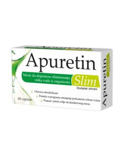 APURETIN SLIM kapsule a 60, Dodatak prehrani za pomoć pri mršavljenju i eliminaciji viška vode iz organizma