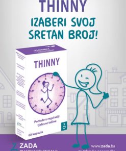 ZADA THINNY kapsule a 60, Dodatak prehrani pomaže u regulaciji tjelesne težine