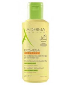 A-DERMA EXOMEGA CONTROL EMOLIJENTNO ULJE ZA TUŠIRANJE 200 ml, Za suhu kožu sklonu atopiji