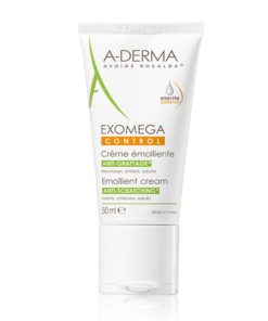 A-DERMA EXOMEGA CONTROL EMOLIJENTNA KREMA 50 ml, Emolijentna krema za suhu kožu sklonu atopiji