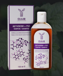 OLILAB AKTIVDERM + PSO šampon 150ml, Kod opadanja kose, prhuti, crvenog ili nadraženog vlasišta