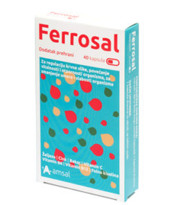 Amsal FERROSAL kaps 40, Za regulaciju krvne slike, za vitalnost i smanjenje umora