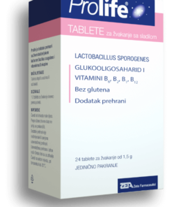 PROLIFE PASTILE za žvakanje sa sladilom a 24, Regulator crijevne mikroflore