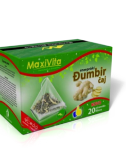MAXIVITA Đumbir čaj filter vrećice a 20, Ima smirujuće, antibakterijske i analgetske osobine