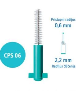 Alternative view of CURAPROX CPS "prime" međuzubne četkice 06 a 5, Za čišćenje vrlo uskih međuzubnih prostora