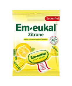 EM EUKAL Eukaliptus Limun 75g, Bombone za olakšavanje kašlja i promuklosti