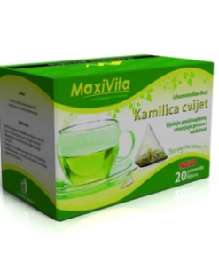 MAXIVITA Kamilica cvijet čaj piramida filter vrećice a 20, Ima smirujuće, antibakterijske i analgetske osobine
