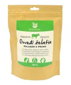 BIOHERBAL Goveđi želatin – kolagen u prahu 250g, Kod oštećenja zglobova i kostobolja