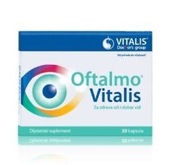 VITALIS Oftalmo kaps 20, Dodatak prehrani namjenjen očuvanju vida