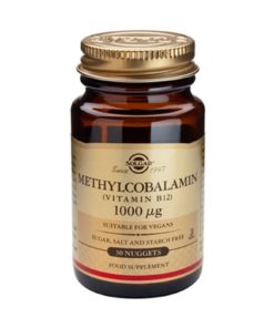 SOLGAR Methylcobalamin 1000mcg tablete a 30, Dodatak prehrani za nadoknadu vitamina B12