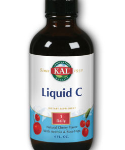 KAL Vitamin C Liquid Cherry 120ml, Tekući vitamin C sa ekstraktima acerole i šipka