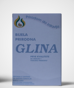 GLINA BIJELA PRIRODNA 200g, Ventilirana glina za oralnu i vanjsku primjenu