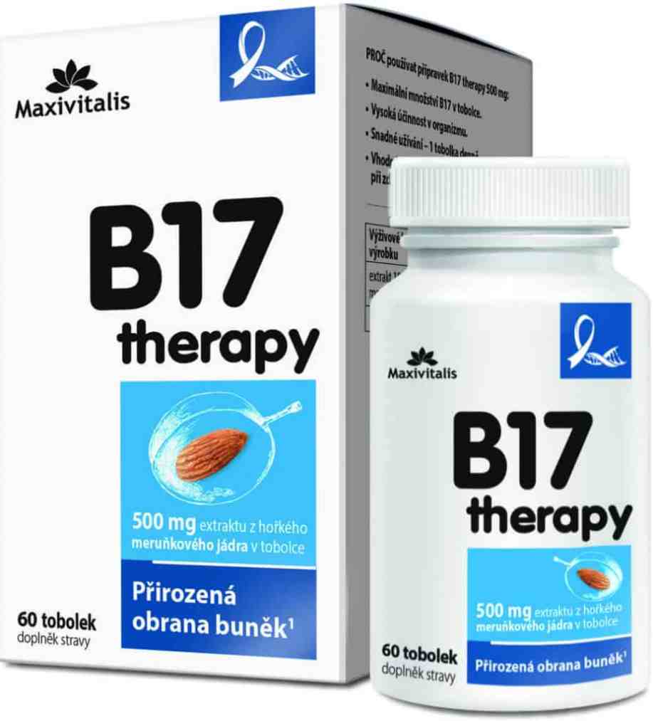 Maxivitalis Vitamin B17 500mg tbl a 60, Za nadopunu vitamina B17