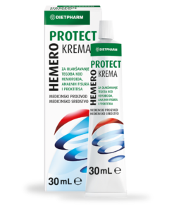 DIETPHARM Hemero Protect® krema 30ml, Krema za olakšavanje tegoba kod hemoroida, analnih fisura i proktitisa