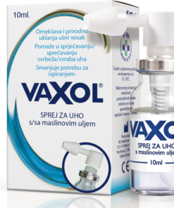 VAXOL SPREJ ZA UHO 10ml, Sprej je namijenjen za uklanjanje cerumena kod djece i odraslih, a razlika je samo u doziranju.