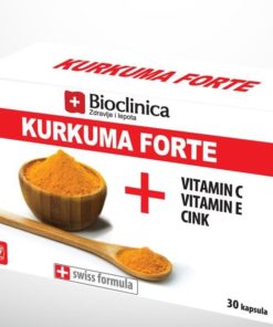 BIOCLINICA KURKUMA FORTE kaps a 30, Ublažava bolove u zglobovima, djeluje protiv upala i drugih bolesti