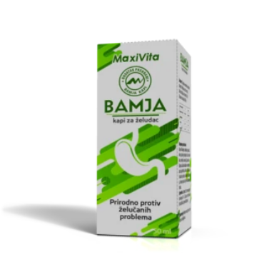 MAXIVITA Bamija kapi 50ml, Pomoć kod pojačanog lučenja želučane kiseline, smetnji u varenju i žgaravice
