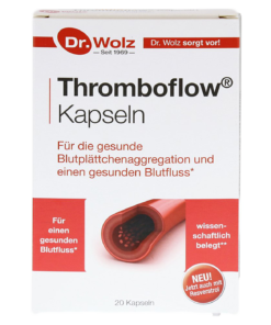 DR WOLZ THROMBOFLOW KAPSULE a20, Za normalnu funkciju trombocita, a samim tim i zdrav protok krvi.