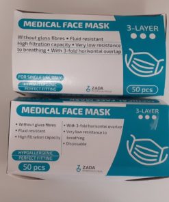 ZADA Hiruške maske za lice, 1 kutija sadrži 50 maski