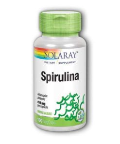 SOLARAY Spirulina 410mg kaps a 100, Dodatak prehrani za jačenje imuniteta i vitalnosti