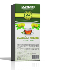 MAXIVITA MASLAČAK KORIJEN čaj 40g, Kod žučnih i jetrenih problema