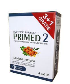 Posebna ponuda PRIMED 2 250 g 3+1 gratis - Prirodni preparat za disajne puteve