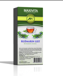 MAXIVITA Ružmarin list čaj 40g, Kod loše probave i nadimanja, poboljšava cirkulaciju