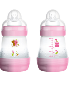 Alternative view of MAM Plastična Easy start bočica 160ml (Sisač 0+m), Za 80% manje grčića kod novorođenčadi