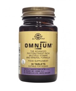 SOLGAR OMNIUM a 30 tablete, Vitaminsko-mineralni kompleks dobiven najnaprednijom tehnologijom proizvodnje