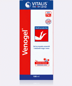 VITALIS VENOGEL gel a 100ml, Prirodni preparat kod otečenih i umornih nogu