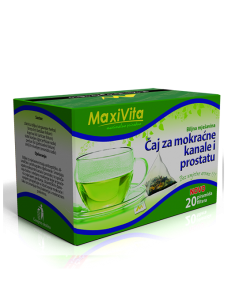 MAXIVITA čaj za mokraćne kanale i prostatu piramida filter vrećice a 20x2g