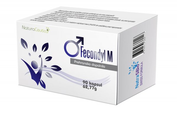 Natura Ceutica Fecondyl M, a 90 caps, Prirodna formula kod poremećaja fertiliteta