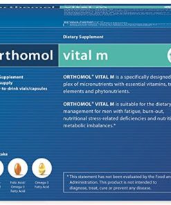 ORTHOMOL VITAL M bočice a 30, Smanjenje umora, za muškarce.
