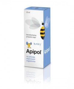 APIPOL BABY BEZALKOHOLNE PROPOLIS KAPI 20ml, Za jačanje otpornosti organizma
