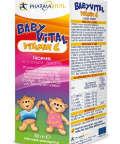 PHARMAVITAL BabyVital, Vitamin C Kapi, 30 ml, Za nutritivne potrebe – od 6 mjeseci i stariji